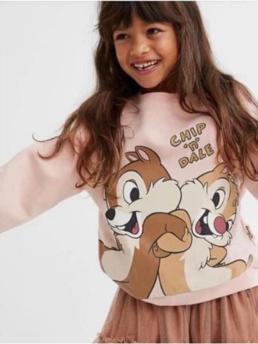 H&M Disney chip and dale sweatshirt